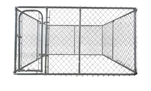 4M X 4M X 1.83M Hondenkennel En Dierenverblijf Ademende Metalen Draadomheining Met Ritssluiting Metalen Huizen - Product Image 3