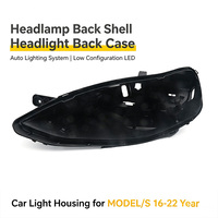 Coque arrière de phare, boîtier de phare arrière, système d'éclairage automobile, boîtier de phare LED à faible configuration pour MODEL/S Années 16-22