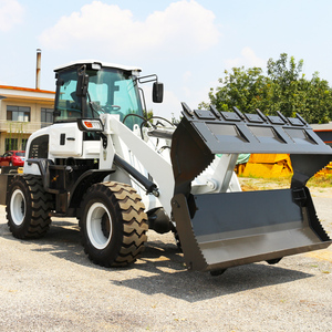 Chine 2ton certifié CE manuel Mini chargeuse sur pneus avant agricole <span class=keywords><strong>pelle</strong></span> articulée <span class=keywords><strong>Micro</strong></span> seau moteur pompe-petite - Product Image 4