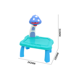 Huiye Kids LED Máy Chiếu Nghệ Thuật Vẽ Bàn Vui Đồ Chơi Giáo Dục Bảng Vẽ Bàn Học Ma Thuật Hộp Màu - Product Image 5