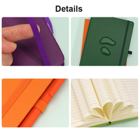 Benutzer definiertes Logo Hardcover Notebook A5 Pu Laser graviertes Geschenk Einzigartiges Notizbuch Journal Plan Buch Notizbücher mit Stiftset