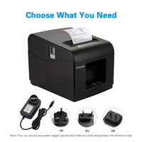 Impresora de recibos Bluetooth de alta velocidad de 80mm Impresora térmica inalámbrica Pos para pequeñas empresas para Android y Windows