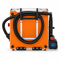 Machine de nettoyage au laser pulsé compacte 200W à prix d'usine pour l'élimination de la rouille et le décapage de la peinture sur site