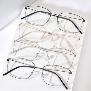 Borreglsスクリューレス眼鏡チタン合金光学メガネフレーム男性ブランドデザイン正方形眼鏡韓国デンマーク眼鏡28624 - Product Image 2