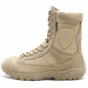 Botas Tácticas de Gamuza Color Desierto DSF84, Tallas 38-46, con Cordones, para Hombre, para Exteriores, Todas las Estaciones, Senderismo y Trabajo, Venta al Por Mayor, MOQ - Product Image 1