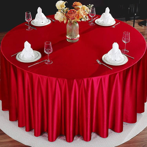 <span class=keywords><strong>Nappe</strong></span> Ronde de Luxe en Brocart Satiné Épais pour Champagne, <span class=keywords><strong>Nappe</strong></span> Fantaisie de 120 Pouces pour Événements et Mariages, Livraison Rapide - Product Image 3