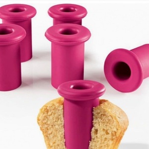 Coupe-cupcakes réutilisable en silicone, outil de découpe de muffins, perforateur de gâteaux, accessoires de pâtisserie pour la maison - Product Image 3