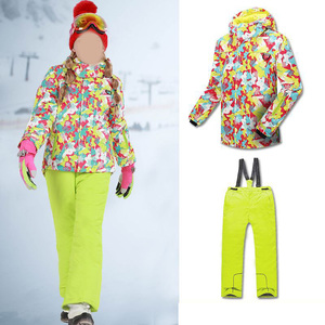 Ensemble de combinaison de ski pour enfants, comprenant une veste et un pantalon épais et imperméable pour garçons et filles. - Product Image 3