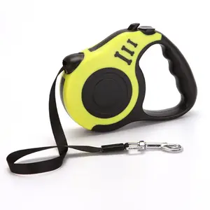 Wholesale Dog Pet Leashes 5m Durable Automatic Retractable Dog Leash Nylon Extension Puppy Running Designer Dog Products