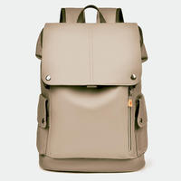 Sac à dos professionnel transfrontalier pour homme, grande capacité, sacoche d'ordinateur de voyage, sac fonctionnel pour le travail, en cuir PU tendance