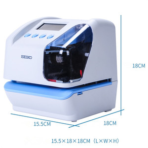 Máquina de Control de Asistencia SEIKO TP-50, Sello de Fecha y Hora Programable con Mecanismo de Impresión de 2 Líneas, Numeración, Sello de Tiempo Eléctrico - Product Image 3