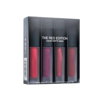 Set de 4 Mini Brillos Labiales y Lápices Labiales, 4 Colores Mate Hidratantes - Product Image 3