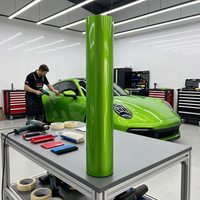 Película de revestimiento de coche verde 7,6 Mil, pegatina autocurativa PPF, cambio de Color TPU, vinilo que cambia, antiarañazos, protección de pintura para coche