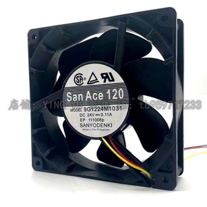ซานเอซ 120 มม.พัดลมแชสซีอินเวอร์เตอร์ DC 24V 0.11A รุ่น 9G1224M1031 พัดลมระบายความร้อนด้วยอากาศพลาสติก - Product Image 2