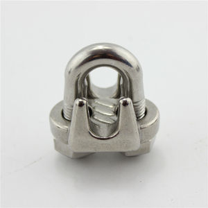 Pinces de câble 532 (<span class=keywords><strong>4mm</strong></span>) boulons en U pinces de câble métallique en acier inoxydable 4 pièces - Product Image 4