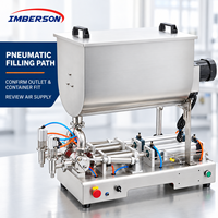 Machine de remplissage quantitative pneumatique entièrement automatique en acier inoxydable pour pâtes et sauces, en forme de U