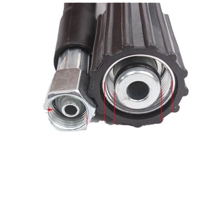 สายฉีดน้ำแรงดันสูง M22 14 มม. ปลายโค้งมน ท่อพีวีซีหนา สำหรับเครื่องล้างรถ - Product Image 2