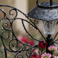 Panier de Jardin Suspendu Papillon Solaire avec Doublure en Fibre de Coco et Cadre en Fer Thermolaqué pour Décoration Quotidienne de Patio