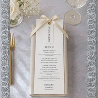 Cartes de vœux en typographie, cartes de menu personnalisées 600g, invitations de mariage et cartes de visite gaufrées sur carton de luxe