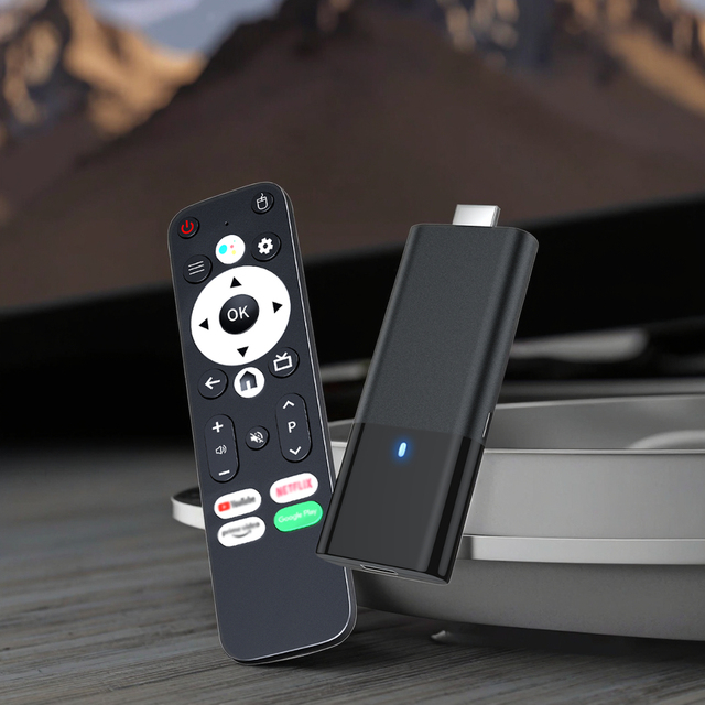 Android ATV Stick Quad Core Tvstick Smart 4k Media Player Android Tv Stick