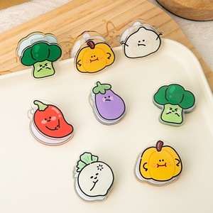 Vente directe usine – Nouveaux clips de classement mignons pour étudiants, clips personnalisés en forme de légumes, clips de reliure en <span class=keywords><strong>plastique</strong></span> spéciaux pour bureau, modèle DK245 - Product Image 5