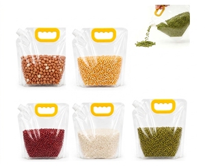 Sachet Doypack imprimé personnalisé, résistant à l'humidité, avec bec verseur, pour le stockage alimentaire (jus, boissons, aliments pour bébés, céréales, lait) - Product Image 1