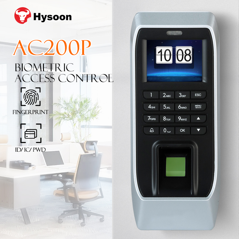 2025, новая система безопасности компании Hysoon AC200P, Биометрическая Карта отпечатков пальцев, распознавание Pwd, устройство контроля доступа к двери и времени посещения