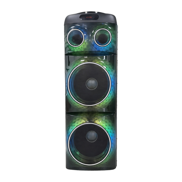 Portable for Blue Tooth 12 Inch Dual Speaker with RGB Lights 100W Output Power for Home Parties and Square Dances