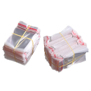 Recyclable Rectangle Opp Bag Packaging Plastic Transparent Ziplock Bags