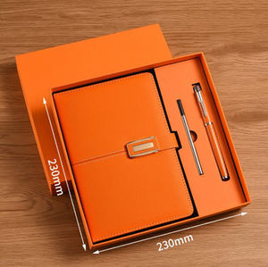 สมุดบันทึกปกหนัง A5 พร้อมตัวล็อคแม่เหล็ก ไดอารี่ สมุด<span class=keywords><strong>เขียน</strong></span>แบบพกพา สมุดบันทึกการเดินทาง <span class=keywords><strong>ชุด</strong></span>กล่องของขวัญ - Product Image 6