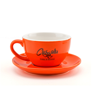 <span class=keywords><strong>Taza</strong></span> de té de cerámica <span class=keywords><strong>y</strong></span> platillo, Juego de platillos blancas con tazas de <span class=keywords><strong>café</strong></span>, capuchino, surtido personalizado - Product Image 6