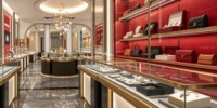 Vitrine de présentation de bijoux en verre de haute qualité, armoire de présentation de bijoux pour l'aménagement de bijouterie