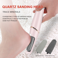 Broyeur de pieds électrique avec lumière, dissolvant de callosités de pieds Rechargeable de pédicure de peau morte