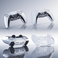 Transparenter klarer Schutz kristall für PS5-Controller-Gehäuse mit Ladest änder für Sony für PlayStation 5-Spielzubehör