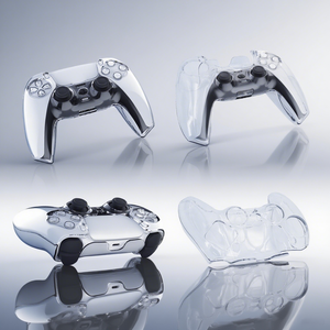 Transparent Clear Protective Crystal for <strong>PS5</strong> <strong>Controller</strong> Case with Charging <strong>Stand</strong> for Sony for PlayStation 5 Game Accessories - Product Image 1
