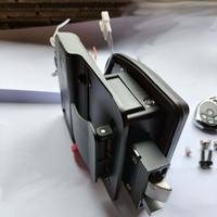 Cerradura electrónica de metal para coche, dispositivo de cierre inteligente con contraseña y huella dactilar, con control remoto
