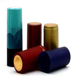 Cápsula de vino de papel de aluminio en relieve personalizada Cápsulas cuadradas de papel de champán en color dorado hechas de metal y plástico - Product Image 5