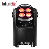 DMX IR Wifi 4x12w Rgbw 4in1 sans fil alimenté par batterie Par Uplight Spot mariage événement Dj Disco LED lumière de scène
