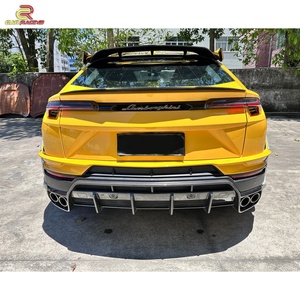 1016 Style Dry Carbon Fiber Body Kit Front Lip Rear <b>Diffuser</b> Spoiler Fender Hood Auto <b>Car</b> Parts for Lambo URUS S 2018-2019 - Product Image 6