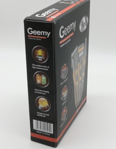 Kit de toilettage pour homme rechargeable Geemy GM595 de <span class=keywords><strong>bonne</strong></span> qualité, <span class=keywords><strong>tondeuse</strong></span> à cheveux sans fil 3 en 1 haut de gamme - Product Image 2