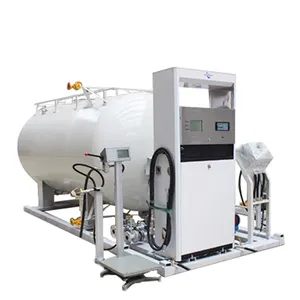 5000-20000 liters LPG Skid Mounted multifunction Mobile Propane Filling Station