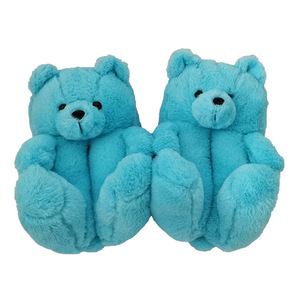 Femmes Accueil Intérieur Doux anti-slip En Fausse Fourrure Mignon Pantoufles Hiver Chaussures Chaudes de Bande Dessinée En Peluche Ours en peluche Pantoufles EUR 35-41 - Product Image 6