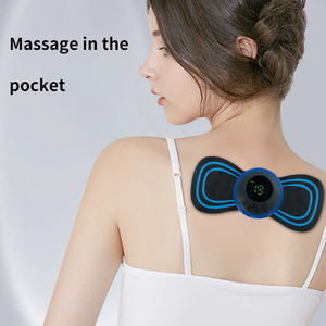 Patch de massage cervical par impulsions EMS, <span class=keywords><strong>mini</strong></span>-masseur portable d'électrothérapie, masseur électrique intelligent pour le cou et les épaules - Product Image 1