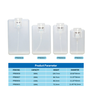 Botella de Spray Portátil de Plástico PP de 10ml 15ml 20ml 30ml con Forma de Tarjeta de Crédito, Botella de Spray Desinfectante para Manos - Product Image 3