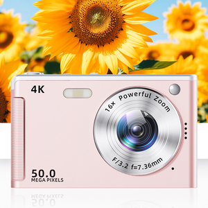 Appareil photo numérique pour enfants avec zoom 16x intégré, autofocus, anti-tremblement, reconnaissance faciale, enregistreur - Product Image 4