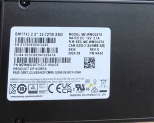 SSD BM1743 30.72TB 2.5 inci SSD U.2 - Product Image 1