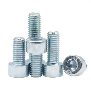 Gran oferta, grado 8,8 10,9 12,9, tornillos de cabeza hexagonal chapados en zinc DIN912, Perno Allen galvanizado Boulon M3 M1.4 - Product Image 5
