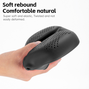 西部自行车高弹性透气皮革鞍座全硅胶自行车座套公路山地自行车简易自行车 - Product Image 5
