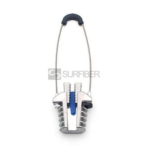 Abrazadera de Anclaje de Aluminio para Cables de Fibra Óptica de 5-10 mm en Forma de 8 |   Abrazadera Resistente para Cable de Fibra Óptica FTTH - Product Image 5