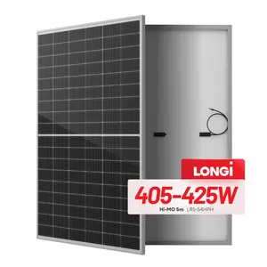 Longi Hi-Mo 5 N Type Panneau Solaire Bifacial 405W 415W 425W Europe Stock A Grade Mono Pv Modules Pour La Maison